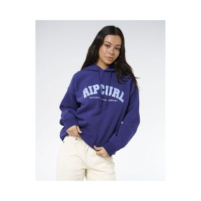 3. Damen RIP CURL Varsity Hoodie Blau