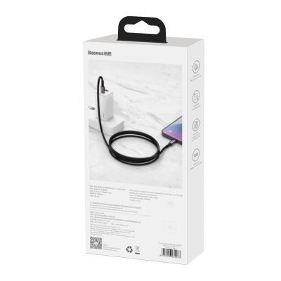 6. Baseus CATLWJ-01 Lightning – USB-C PD-Kabel 20 W 480 Mbit/s 1 m – Schwarz