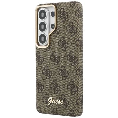 2. Guess 4G Script MagSafe Hülle für Samsung Galaxy S26 Ultra – Braun