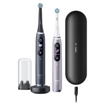 Oral-B iO 80363731 Elektrische Zahnbürste für Erwachsene, rotierende und pulsierende Zahnbürste, Schwarz, Silber