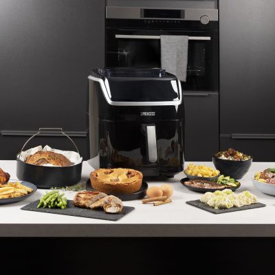 14. Princess 182080 Einzel-Heißluftfritteuse 6,5 l, freistehend, 1700 W, Schwarz