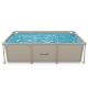 3. VIRTUFIT Rechteckiges Schwimmbecken 260 x 180 cm mit Filterpumpe Beige