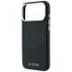 6. Guess Perforierte 4G Gold Logo Magsafe Hülle für iPhone 17 Pro Max / 18 Pro Max - Schwarz