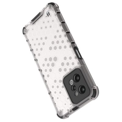 15. Gepanzerte Wabenhülle mit Gelrahmen Realme C31 transparent