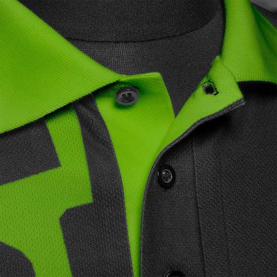 7. Harrows Rapide Poloshirt in Schwarz und Grün