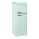 3. Ravanson LKK-210RM Retro-Kühlschrank 545 x 585 x 1470 mm | 160 l | Energieeffizienzklasse E | Mint