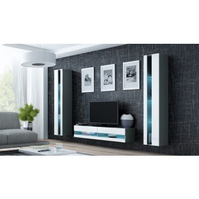 2. VIGO NEW 180/40/30 Regal, grau/weiß glänzend