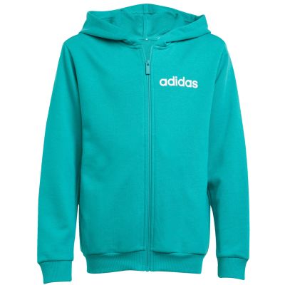 13. Adidas Essentials grüner Kinder-Trainingsanzug JN2427