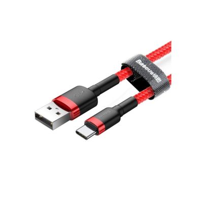 2. Baseus Cafule CATKLF-C09 Kabel (USB 2.0 - USB Typ-C; 2 m; schwarz und rot)