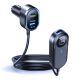 2. 3mk Doppel-Autoladegerät 135W PD QC PPS USB-C USB-A - Schwarz