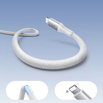 7. Joyroom S-A28 Flash Series 3A USB-A - Lightning Kabel 2 m - weiß