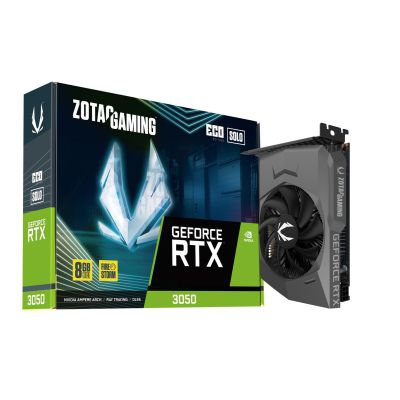 3. ZOTAC GAMING GeForce RTX 3050 ECO SOLO 8GB Grafikkarte
