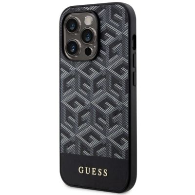 2. Guess GUHMP14LHGCFSEK iPhone 14 Pro 6,1" schwarz/schwarzes Hardcase GCube Stripes MagSafe