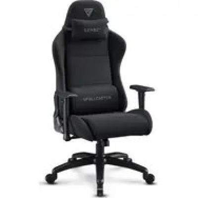 SENSE7 Spellcaster FUKU XL schwarz / Gaming-Stuhl / Stoff / Verstellbar / Rollen / Belastbarkeit 160 kg