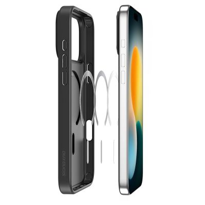 4. Dux Ducis Yind iPhone 17 Pro Hülle kompatibel mit MagSafe - Schwarz