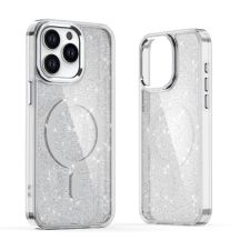 Glitter Case MagSafe Kompatibel für iPhone 17 - Halbtransparent