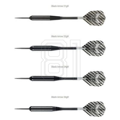 6. Harrows Black Arrow Steeltip Darts HS-TNK-000013143