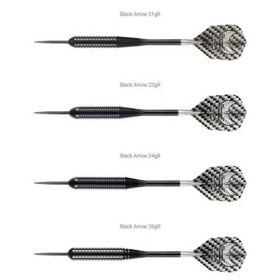 6. Harrows Black Arrow Steeltip Darts HS-TNK-000013143