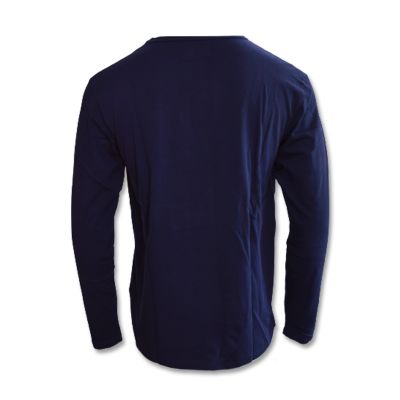 2. Herren-Langarm-Sweatshirt mit Wood Wood Mel-Patches - 10235402-2323-Navy