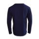 2. Herren-Langarm-Sweatshirt mit Wood Wood Mel-Patches - 10235402-2323-Navy