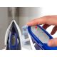 5. ELDOM DA50 900W Reisebügeleisen, blau, zum Trockenbügeln, mit Dampf 15 g/min, Dampf Boost 70 g/min