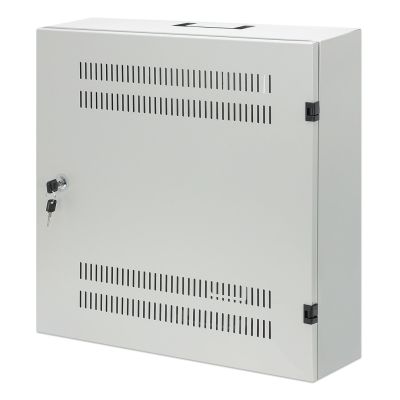 Flaches 4U + 2U Rack 19"-Wandgehäuse, grau