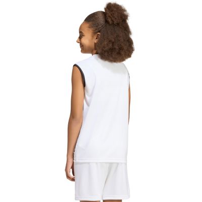 5. Kinder adidas Entrada 26 Sleeveless Jersey, weiß, KB3935