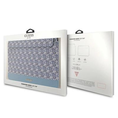 4. Guess GCube Stripes Tasche für einen 14-Zoll-Laptop – blau