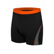 SHEPA 059 Herren Badehose, Schwarz und Orange