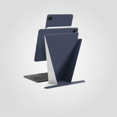 5. AmazingThing Matte Pro Mag Folio Hülle mit Ständer für iPad Air 13" M3/M4 (2025/2026) - Blau