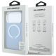 8. Karl Lagerfeld Ring Stand 360 Saffiano Classic Logo MagSafe Hülle für iPhone 18 Pro Max / 17 Pro Max - Hellblau