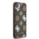 6. Guess PU 4G Peony Case mit MagSafe für iPhone 16e - Braun