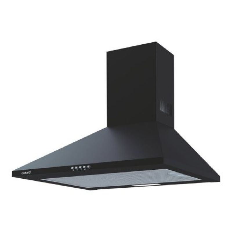 7. CATA Dunstabzugshaube | Dunstabzugshaube | OMEGA 600 BK | Wandmontage | Energieeffizienzklasse C | Breite 60 cm | 645 m³/h | Mechanisch | Schwarz