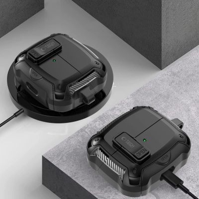 5. Tech-Protect Silikon-Hakenhülle für Samsung Galaxy Buds 3 / 3 FE / 3 Pro - Schwarz