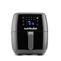 NutriBullet XXL Digitale Heißluftfritteuse, 7 Liter, 1800 W, Schwarz