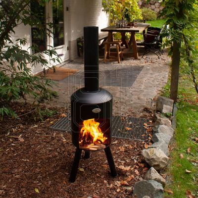6. Bonfeu Bonbini Gartenkamin schwarz 2901