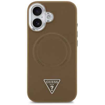 3. Guess Triangle Logo MagSafe Hülle für iPhone 17 - Braun
