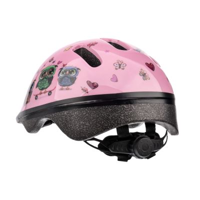 3. Meteor KS06 S Fahrradhelm 48-52 cm Little Owl Pink 24809