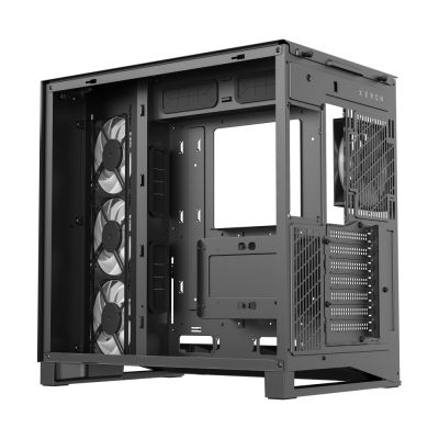 10. GameMax NEX C56 BK Midi-Tower-Computer-Sicherheits- und Halterungssystem Schwarz