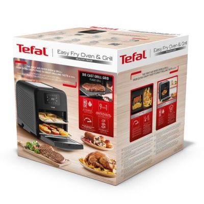 9. Tefal Easy Fry FW5018 Einzel-Heißluftfritteuse, 11 l, 2000 W, Schwarz