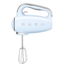 Smeg HMF01PBEU Retro-Handmixer im 50er-Jahre-Stil, Pastellblau