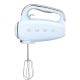 Smeg HMF01PBEU Retro-Handmixer im 50er-Jahre-Stil, Pastellblau