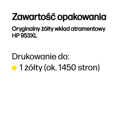 3. HP Tintenpatrone Nr. 953XL Gelb F6U18AE