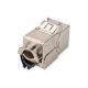 51. Digitus Keystone Modul CAT 6A, geschirmt mit intelligentem Kabelmanagement, Set (24 Stück)