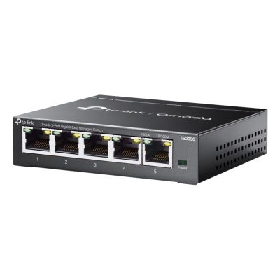 3. TP-Link Omada ES205G Netzwerk-Switch, Managed Gigabit Ethernet (10/100/1000), Schwarz