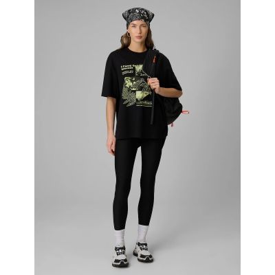 3. Locker geschnittenes Damen-T-Shirt mit Aufdruck 4F 4FRSS26TTSHF3705-20S