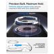 10. Spigen Ultra Hybrid MagSafe Hülle für iPhone 18 Pro / 17 Pro – Transparentes Graphit
