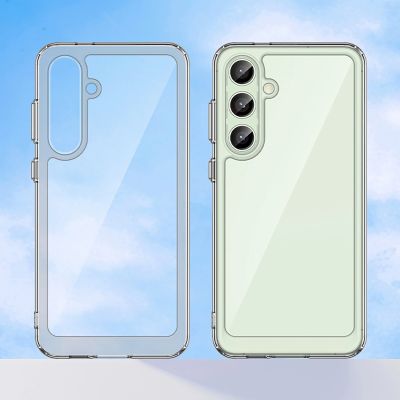 3. Outer Space Case Silikonhülle mit Gelrahmen für Samsung Galaxy S24 FE – transparent