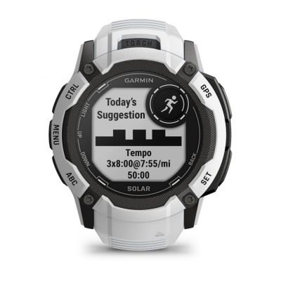 6. Garmin Instinct 2X Solar Whitestone Uhr