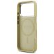 7. Guess Glitzer-Dreieck-Logo MagSafe Hülle für iPhone 17 Pro - Gold
